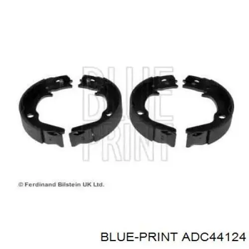 ADC44124 Blue Print задние барабанные колодки
