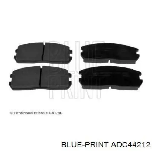 ADC44212 Blue Print передние тормозные колодки