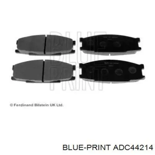 ADC44214 Blue Print колодки тормозные передние дисковые