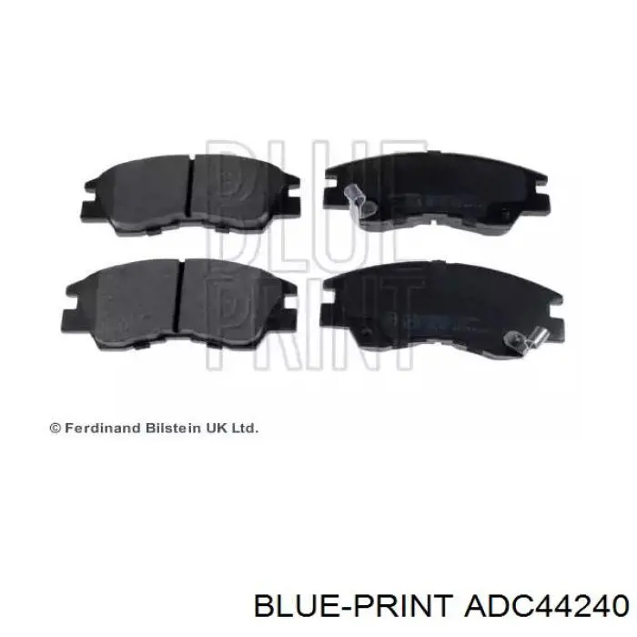 Передние тормозные колодки ADC44240 Blue Print