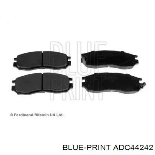 Передние тормозные колодки ADC44242 Blue Print