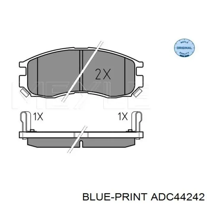 Колодки Blue Print ADC44242 цена, от 18.45 USD