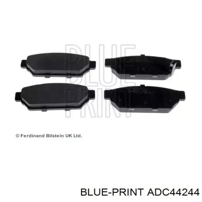 ADC44244 Blue Print колодки тормозные задние дисковые