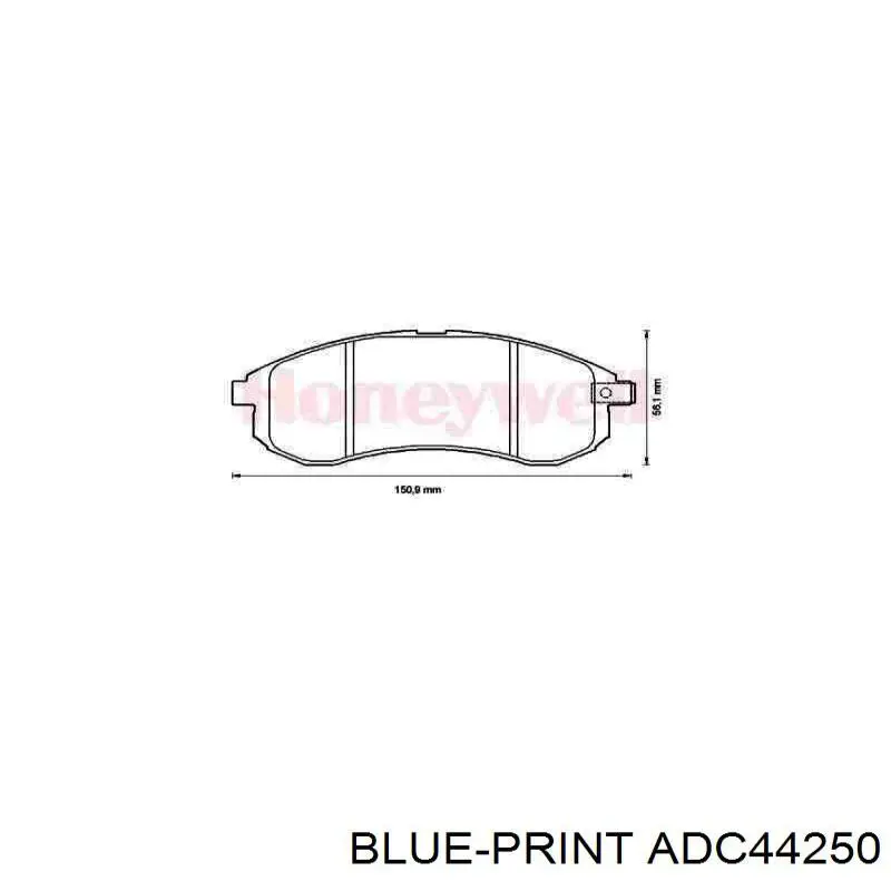 Колодки Blue Print ADC44250 цена, от 26.28 USD