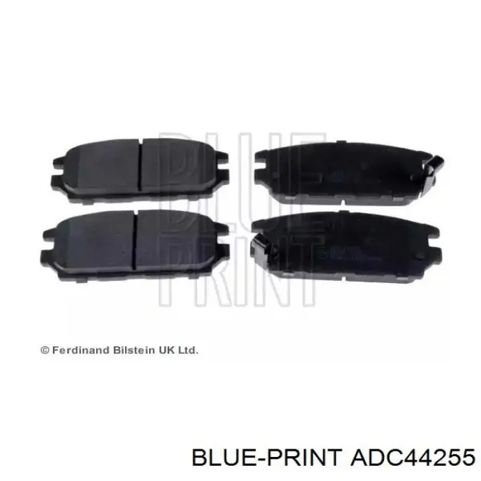 Задние тормозные колодки ADC44255 Blue Print