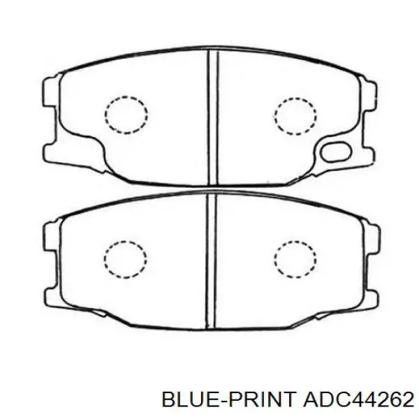 Тормозные колодки Asimco KD4207