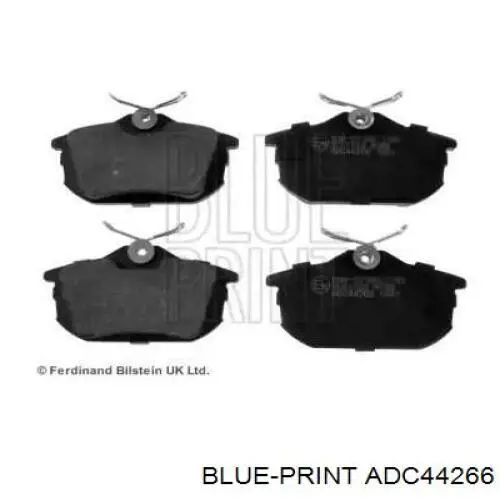 Купить ADC44266 Blue Print Колодки тормозные задние, дисковые
