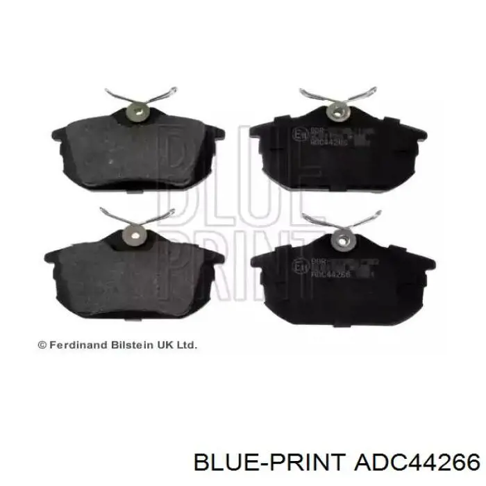 ADC44266 Blue Print задние тормозные колодки