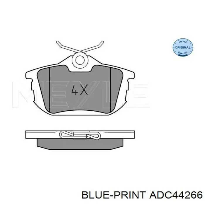Колодки дисковые  Blue Print ADC44266 цена, от 16.42 USD