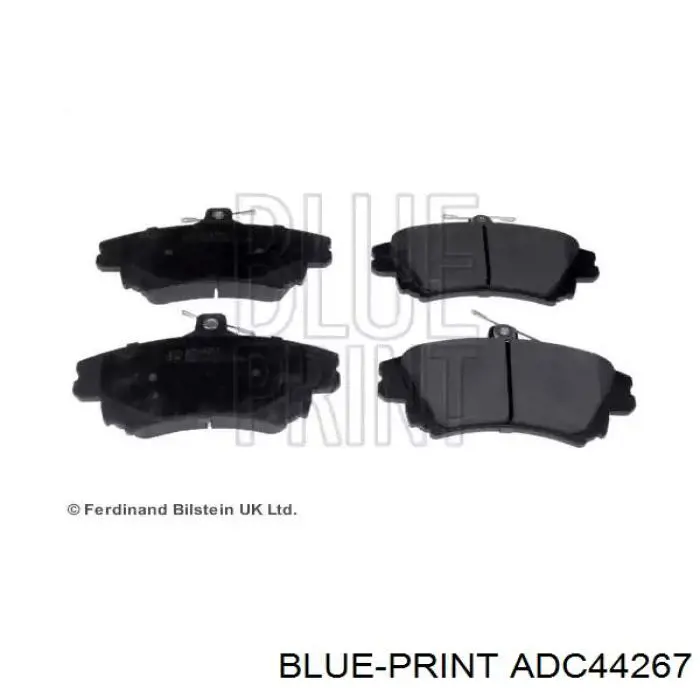 ADC44267 Blue Print колодки тормозные передние дисковые