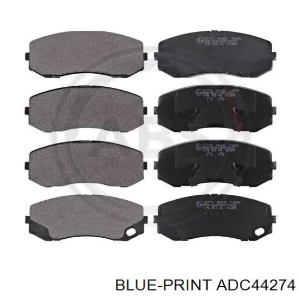 Купить ADC44274 Blue Print Колодки тормозные