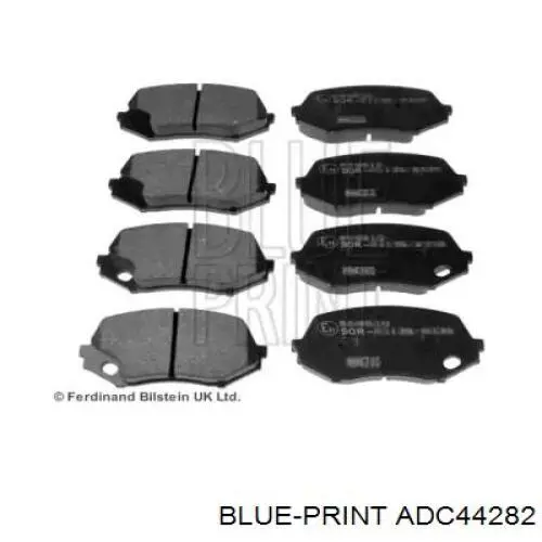 Купить ADC44282 Blue Print Колодки тормозные