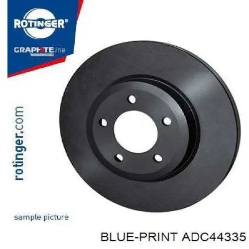 Задний дисковый тормоз Blue Print ADC44335
