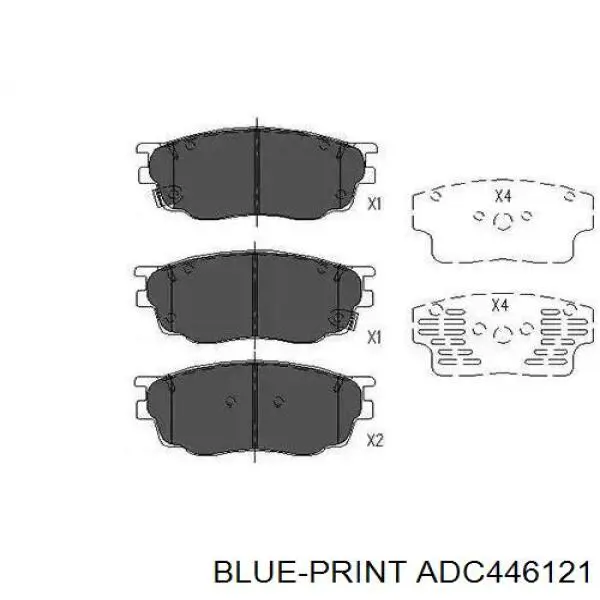 Трос ручного тормоза задний Blue Print ADC446121 цена, от 20.75 USD
