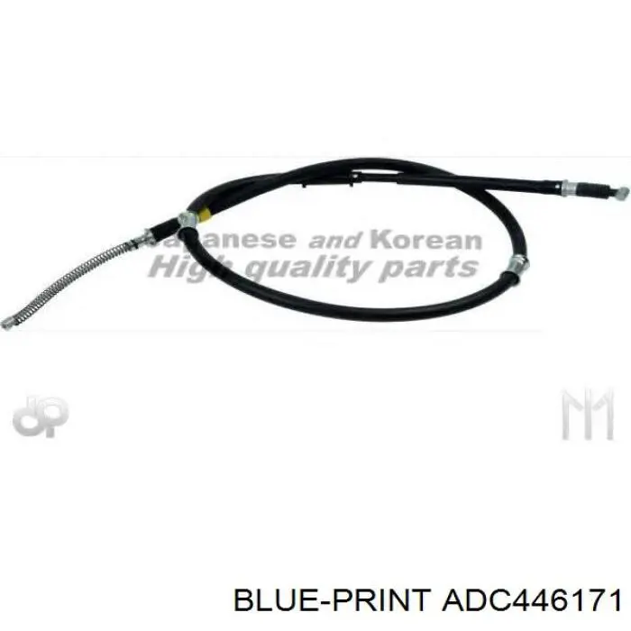 Купить ADC446171 Blue Print Трос стояночного тормоза задний левый