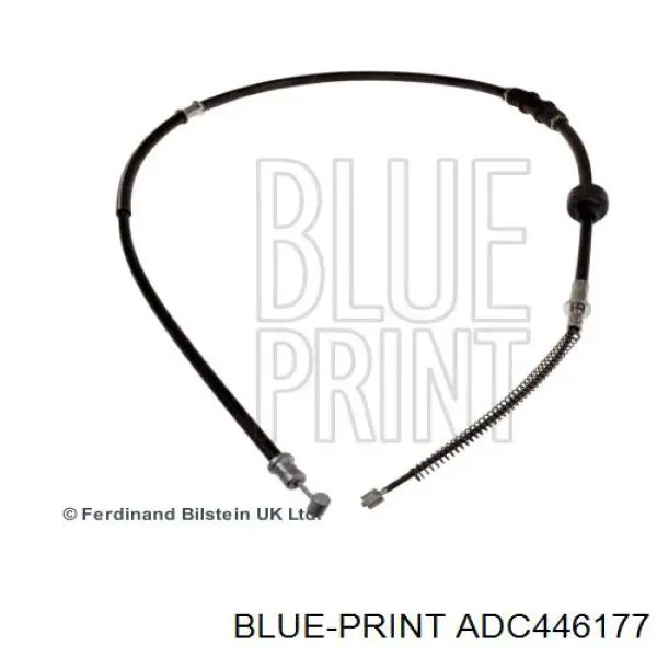 Трос ручного тормоза задний левый Blue Print ADC446177