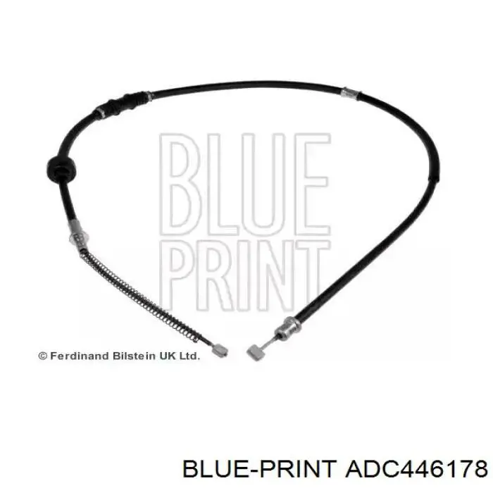 Трос ручного тормоза задний правый Blue Print ADC446178