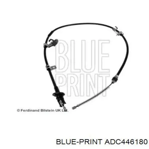 Трос ручного тормоза задний правый Blue Print ADC446180