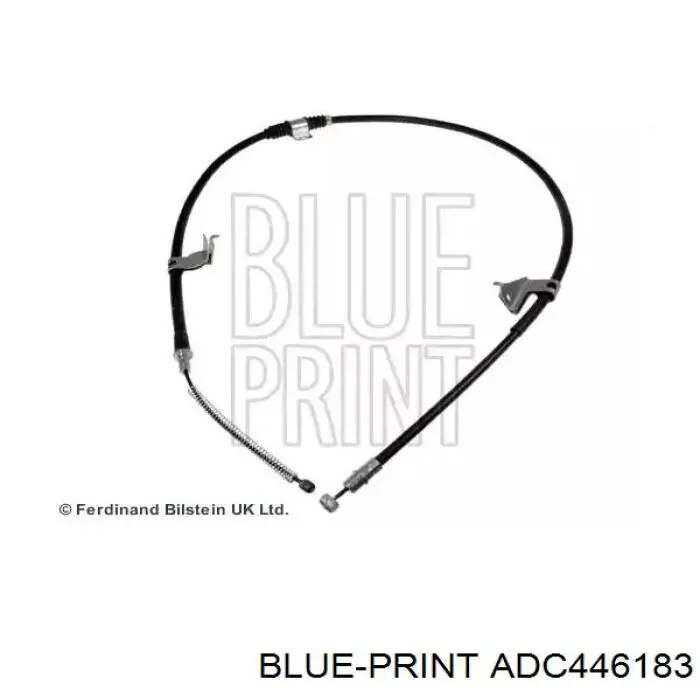 ADC446183 Blue Print трос ручного тормоза задний левый