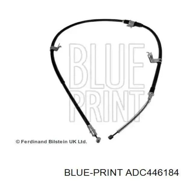 ADC446184 Blue Print трос ручного тормоза задний правый