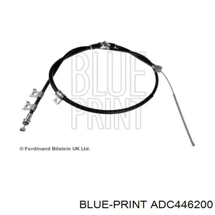 Трос ручного тормоза задний левый Blue Print ADC446200