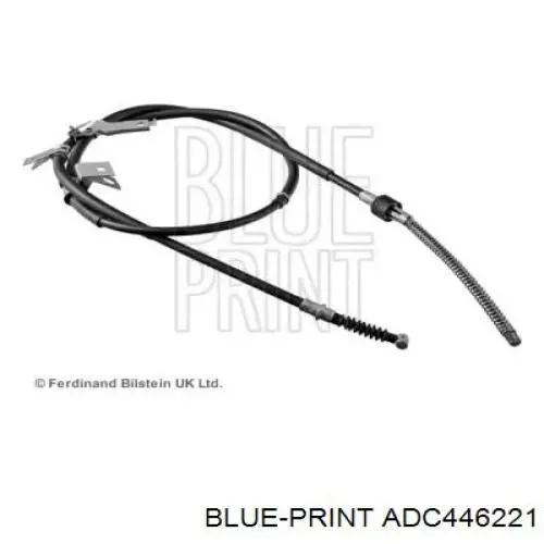 ADC446221 Blue Print трос ручного тормоза задний правый