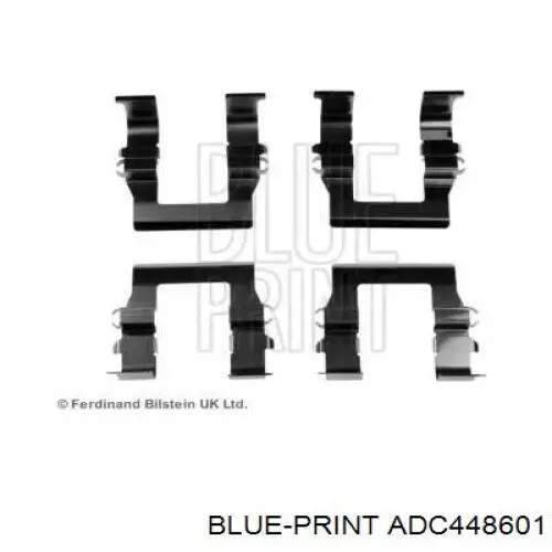 Купить ADC448601 Blue Print Комплект пружинок крепления дисковых колодок передних