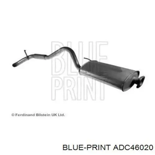 Глушитель, центральная часть MTS 0167510 цена, от 76.47 USD