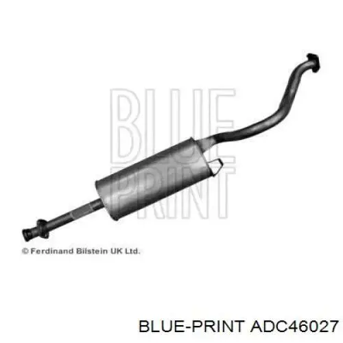 Центральная часть глушителя ADC46027 Blue Print