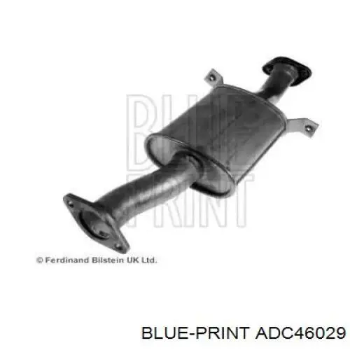 Глушитель, центральная часть ADC46029 Blue Print