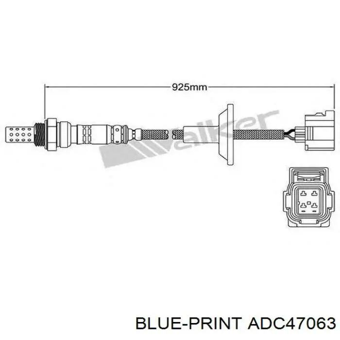 Купить ADC47063 Blue Print Датчик кислорода до катализатора