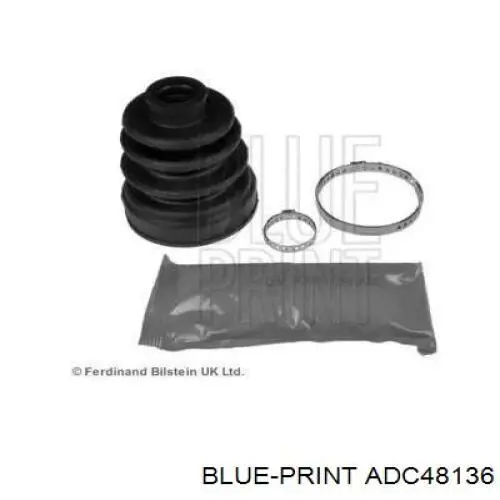 Fuelle, árbol de transmisión delantero interior ADC48136 Blue Print