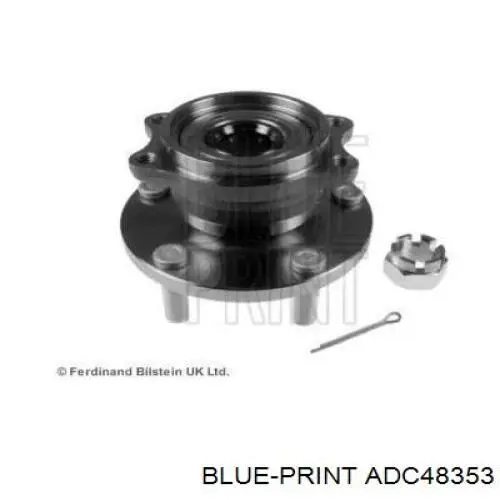 Cubo de rueda trasero ADC48353 Blue Print