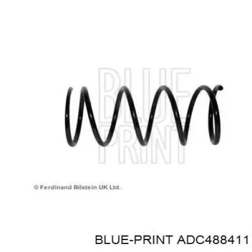 ADC488411 Blue Print Пружина передней подвески