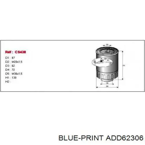ADD62306 Blue Print Фильтр топлива
