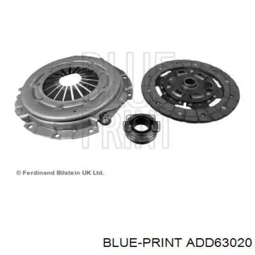 Kit de embrague (3 partes) ADD63020 Blue Print