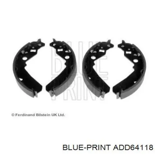 ADD64118 Blue Print колодки тормозные задние барабанные