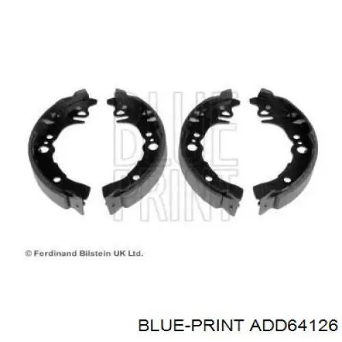 Задние барабанные колодки ADD64126 Blue Print