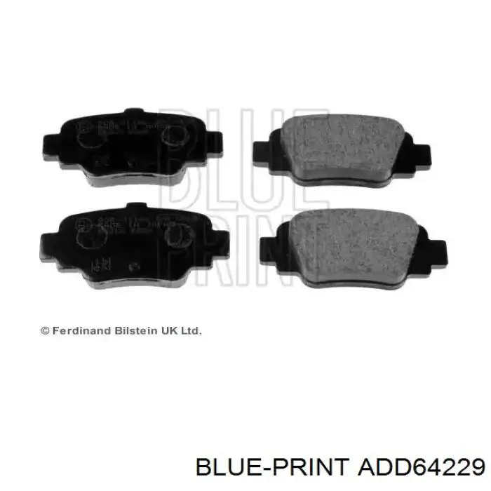 Купить ADD64229 Blue Print Колодки тормозные