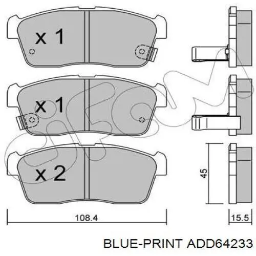 Тормозные колодки Kashiyama D9029M