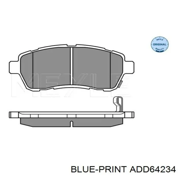 Колодки Blue Print ADD64234 цена, от 24.06 USD