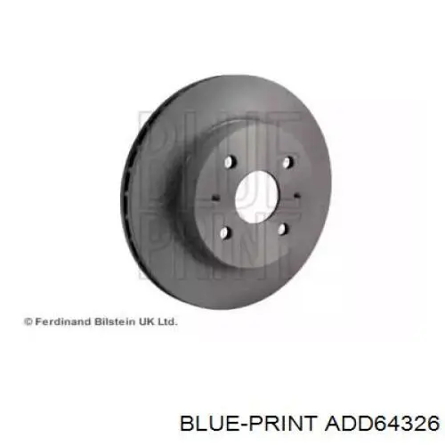 Freno de disco delantero ADD64326 Blue Print