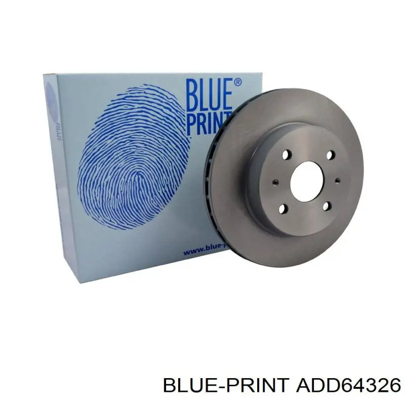 Передний тормозной диск Blue Print ADD64326