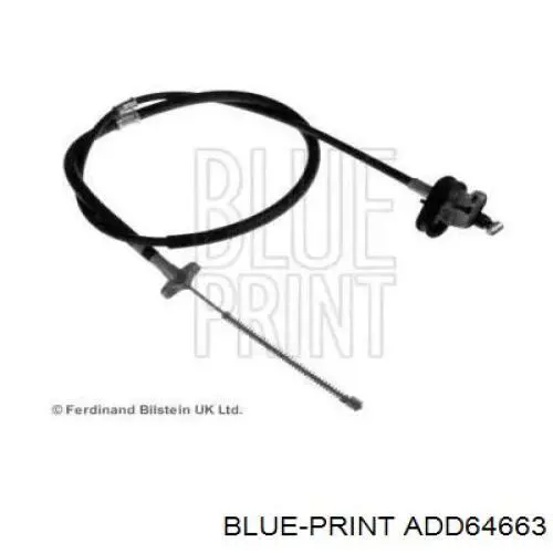 ADD64663 Blue Print трос ручного тормоза задний правый