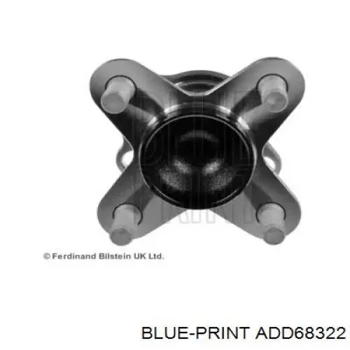 Cubo de rueda trasero ADD68322 Blue Print