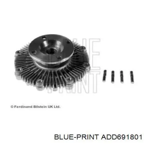 Embrague, ventilador del radiador ADD691801 Blue Print