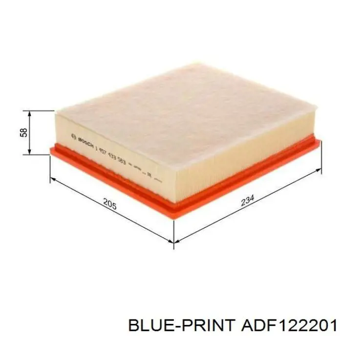Фильтр воздушный Blue Print ADF122201