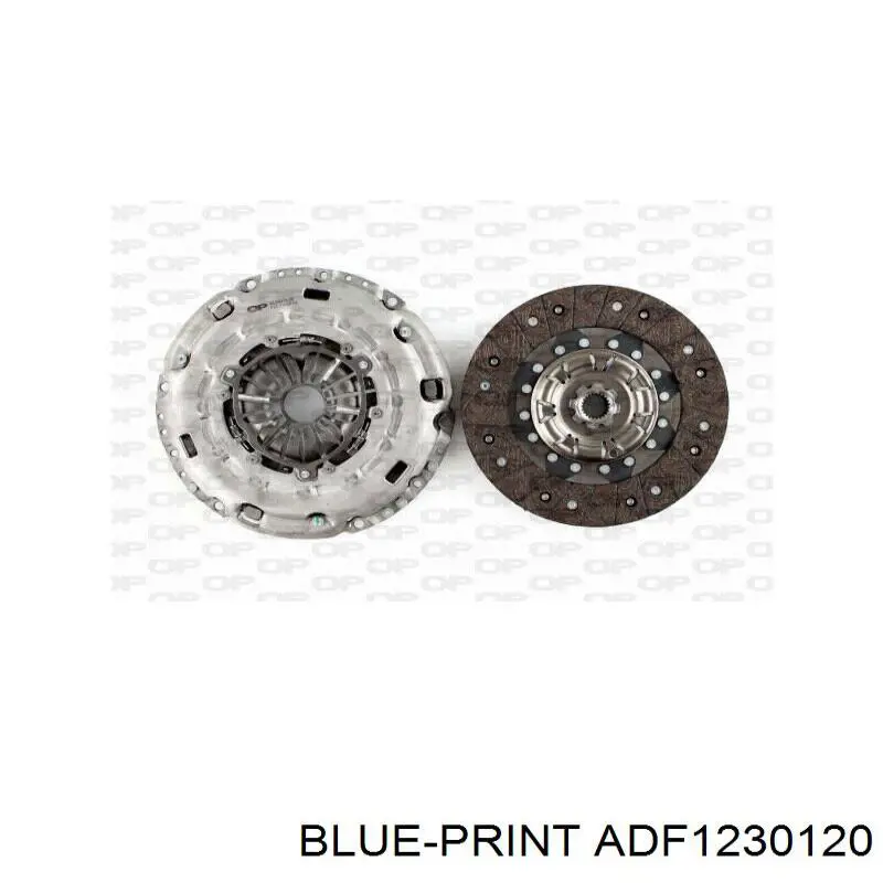 Комплект сцепления (3 части) Blue Print ADF1230120 цена, от 147.95 USD