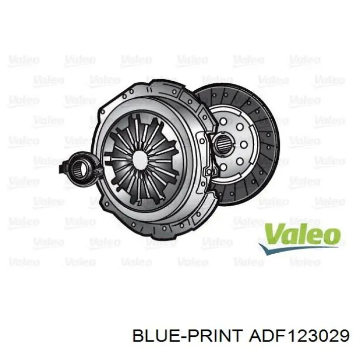 Комплект сцепления (3 части) Blue Print ADF123029 цена, от 323.39 USD