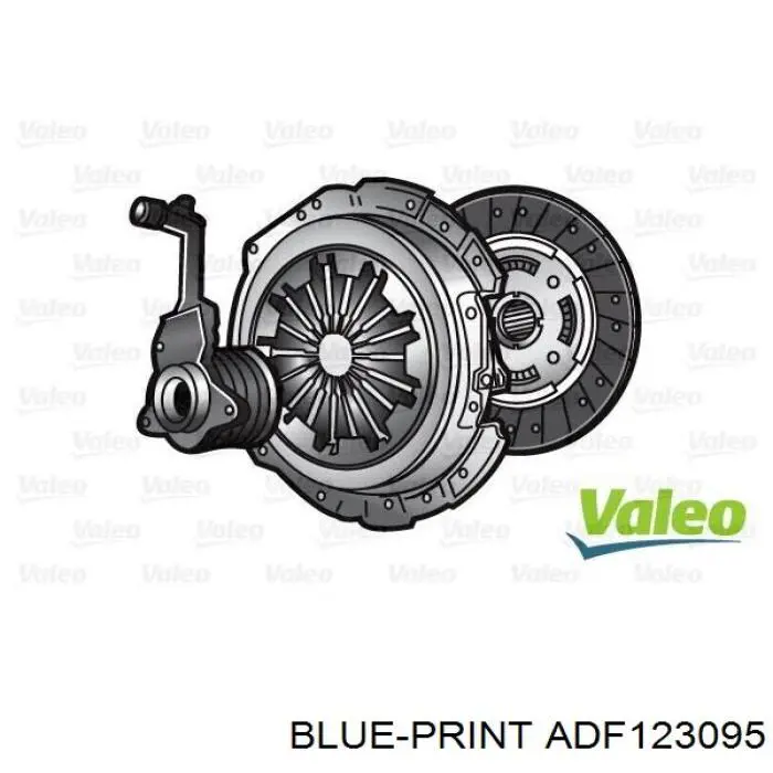 Комплект сцепления (3 части) Blue Print ADF123095 цена, от 134.39 USD